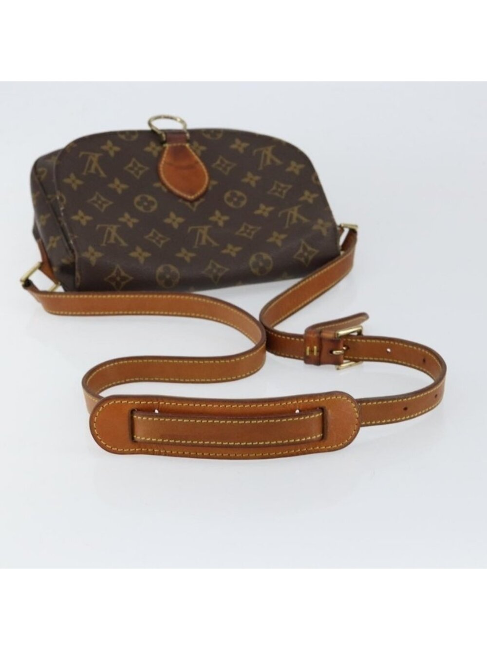 Authentic LOUIS VUITTON Monogram Saint Cloud GM Shoulder Bag M51242 LV - Picture 14 of 16
